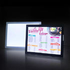 Графики светлой коробки края силикона, коробка торговой выставки стойки пола 10фт Фрамелесс светлая