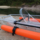 Весельная лодка ясного забрала пластиковая, удар - устойчивый облегченный путешествуя каяк